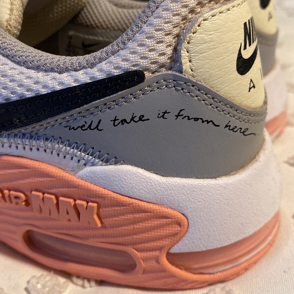 Nike Air Max Emcee ‘We’ll Take It From Here’ Womens size 6 White, Wolf Gray - Picture 6 of 10
